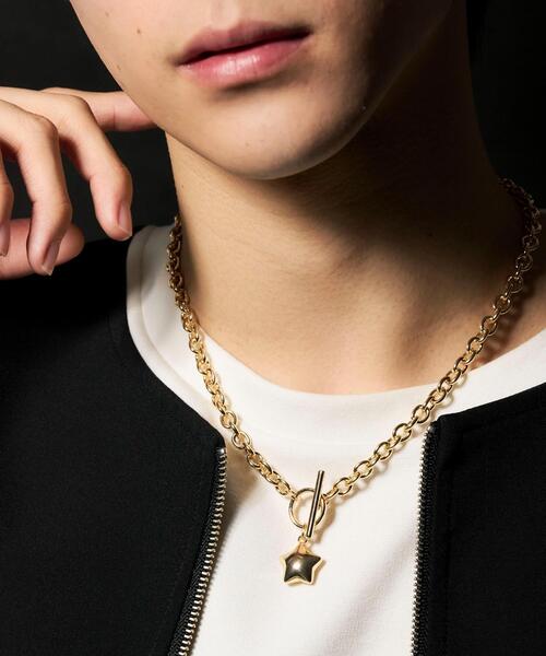 WEGO（ウィゴー）の「WEGO/ぷっくりモチーフネックレス（ネックレス・メンズ・その他4/その他6/その他5/その他3/その他2/その他1・FREE）」の3枚目の写真