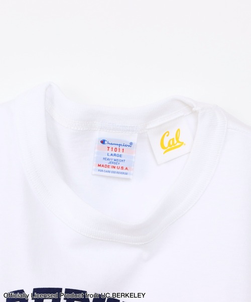 Champion(チャンピオン)の「【Champion/チャンピオン】メンズ MADE IN USA ティーテンイレブン ショートスリーブTシャツ UCB(Tシャツ/カットソー・メンズ・ホワイト×ネイビー/イエロー/ホワイト/ネイビー・MEDIUM/LARGE/X-LARGE)」の7枚目の写真