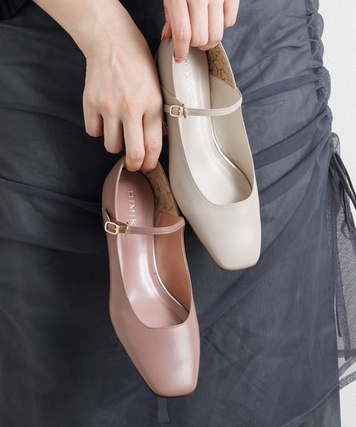 HIMIKO(ヒミコ)の「【Made in Japan】【HIMIKO】【撥水】スクエアトゥメリージェーンパンプス/651111(パンプス・レディース・ブラック/グレイッシュベージュ/ピンク/グリーン/ピンクベージュ/ブロンズ/ライトピンク/ベージュ/ブラック系その他/ボルドー・21.5cm/22.0cm/22.5cm/23.0cm/23.5cm/24.0cm/24.5cm/25.0cm/25.5cm/26.0cm/26.5cm)」の20枚目の写真