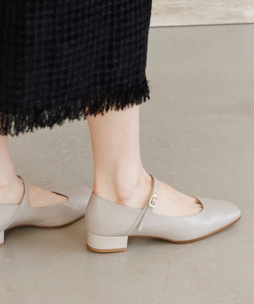 Made in Japan】【HIMIKO】【撥水】スクエアトゥメリージェーン