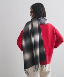 VICKY | オンブレーチェックフリンジストール(ストール/ショール)
