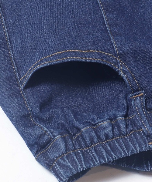 coca（coca）（コカ）の「キッズ　裾リボンフレアデニムパンツ（デニムパンツ・キッズ・ネイビー/ブラック・150/140/130/120）」の7枚目の写真
