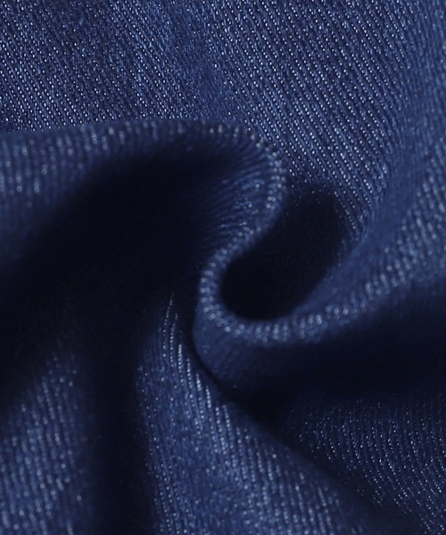 coca（coca）（コカ）の「キッズ　裾リボンフレアデニムパンツ（デニムパンツ・キッズ・ネイビー/ブラック・150/140/130/120）」の9枚目の写真
