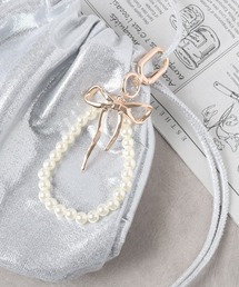 Flowering（フラワーリング）の「リボンモチーフ×パール/ハート×鍵/ハートメタルビジュー/フラワー/チャーム（チャーム）」