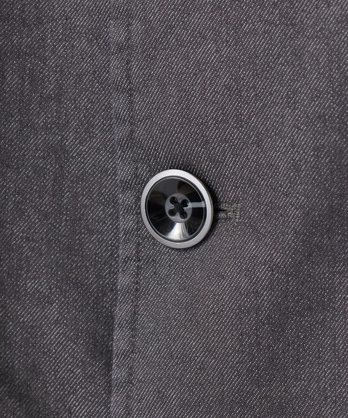 UNION STATION（ユニオンステーション）の「スーパーストレッチツイルスタンドカラーブルゾン（ブルゾン・メンズ・ライトグレー/ネイビー/グレー・LL/L/M）」の7枚目の写真