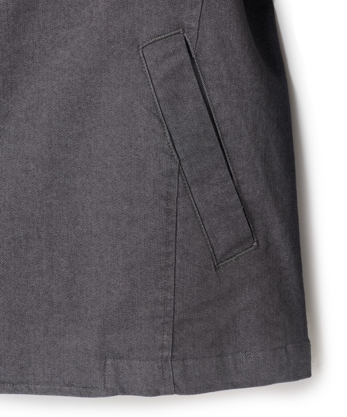 UNION STATION（ユニオンステーション）の「スーパーストレッチツイルスタンドカラーブルゾン（ブルゾン・メンズ・ライトグレー/ネイビー/グレー・LL/L/M）」の5枚目の写真