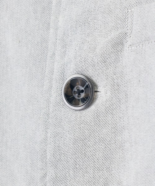 UNION STATION（ユニオンステーション）の「スーパーストレッチツイルスタンドカラーブルゾン（ブルゾン・メンズ・ライトグレー/ネイビー/グレー・LL/L/M）」の8枚目の写真