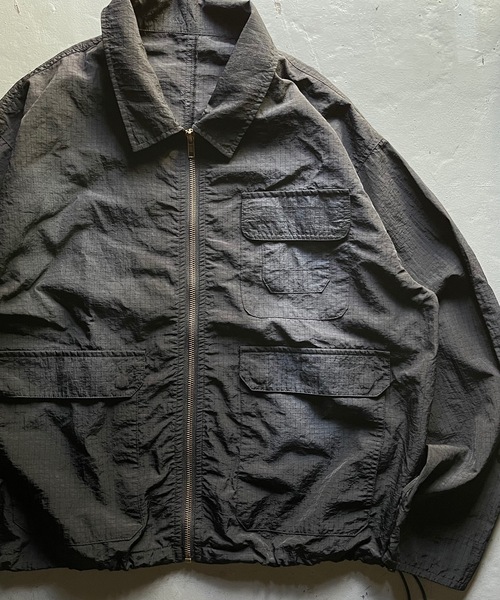 MandO(Auntie Rosa)(エムオー)の「【MandO】ヴィンテージナイロンリップストップジャケット(ブルゾン・メンズ・ブラウン/ブラック・MEDIUM/LARGE)」の5枚目の写真