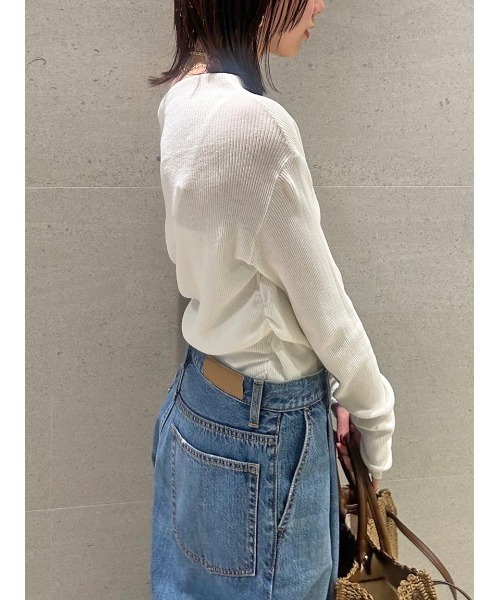 Mila Owen（ミラオーウェン）の「ギャザーデザインオフショル