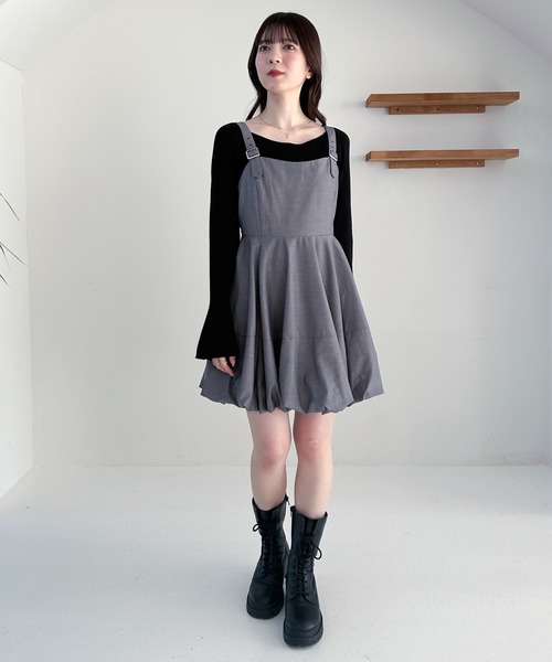 Heather（ヘザー）の「アソートバルーンミニジャンスカ　321189（ジャンパースカート・レディース・グレー/ブラック系その他/ブラウン系その他・FREE）」の22枚目の写真