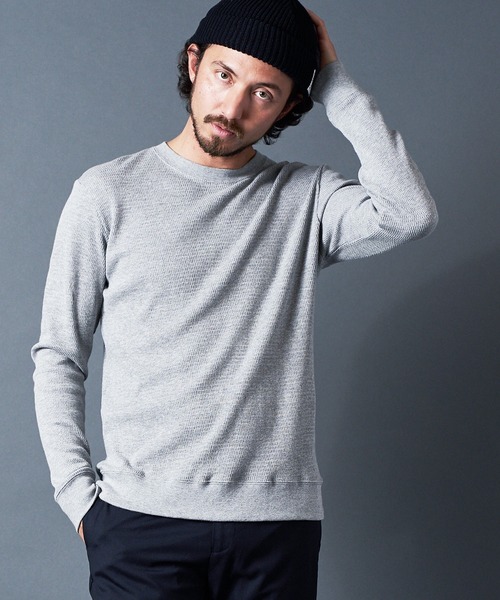 CTN MILITARY THERMAL KNIT C/N L/S:コットン ミリタリー