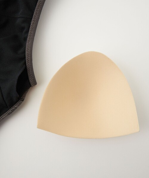 ジョーゼット風 バックオープン オールインワン スイムウェア / 水着