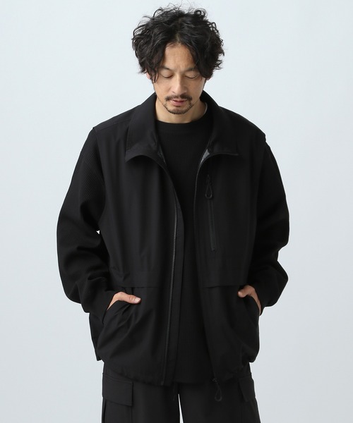 BAYFLOW(ベイフロー)の「【防風・撥水】UMWスタンドカラーベスト(ベスト・メンズ・グレー/ブラック・LARGE/MEDIUM)」の2枚目の写真