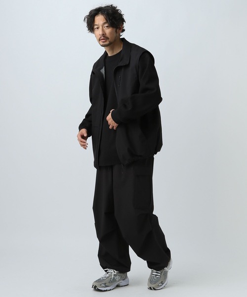 BAYFLOW(ベイフロー)の「【防風・撥水】UMWスタンドカラーベスト(ベスト・メンズ・グレー/ブラック・LARGE/MEDIUM)」の12枚目の写真