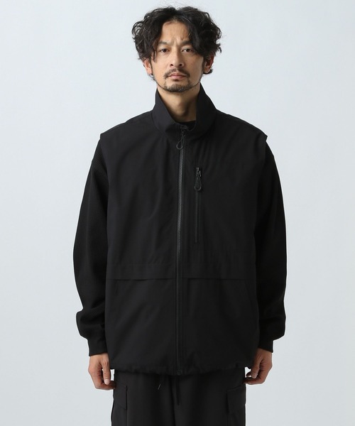 BAYFLOW(ベイフロー)の「【防風・撥水】UMWスタンドカラーベスト(ベスト・メンズ・グレー/ブラック・LARGE/MEDIUM)」の14枚目の写真