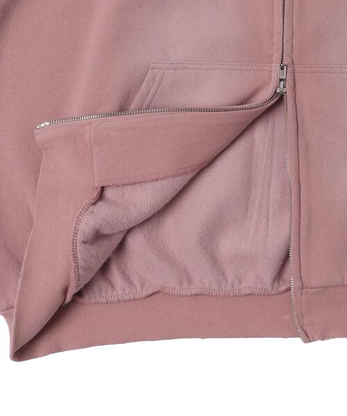 ボリュームパーカー　ピンク　2025年型 ACTIVE WEAR フルジップスウェットパーカー/フーディー ピンク