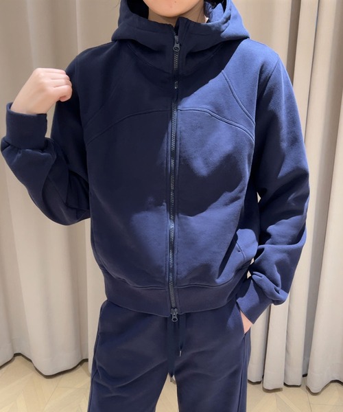 aimoha(アイモハ)の「フード付きジップアップパーカー(パーカー・レディース・ブラック/ネイビー/ワインレッド・MEDIUM/LARGE/X-LARGE)」の13枚目の写真