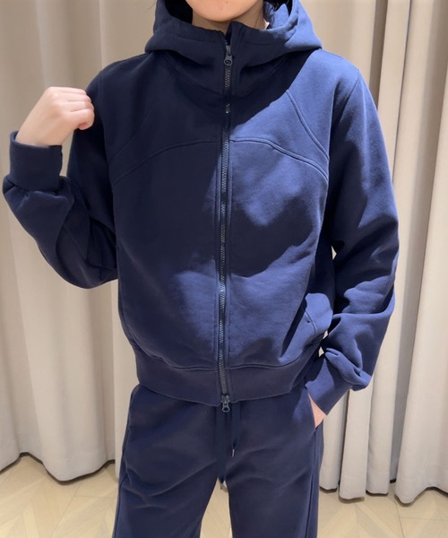aimoha(アイモハ)の「フード付きジップアップパーカー(パーカー・レディース・ブラック/ネイビー/ワインレッド・MEDIUM/LARGE/X-LARGE)」の14枚目の写真