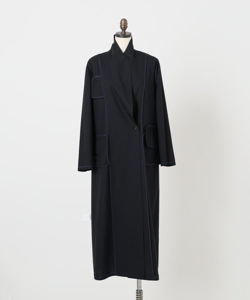 VERMEIL par iena Paper wool シャツジャケット セール】ウールロングシャツジャケット（その他アウター