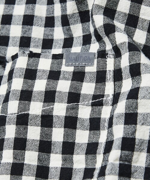 NAUTICA（ノーティカ）の「NAUTICA/ノーティカ Faded Crushed L/S Shirt/フェイデッド クラッシュド ロングスリーブシャツ（シャツ/ブラウス・メンズ・ブラック/ネイビー/レッド・MEDIUM/LARGE/X-LARGE）」の6枚目の写真