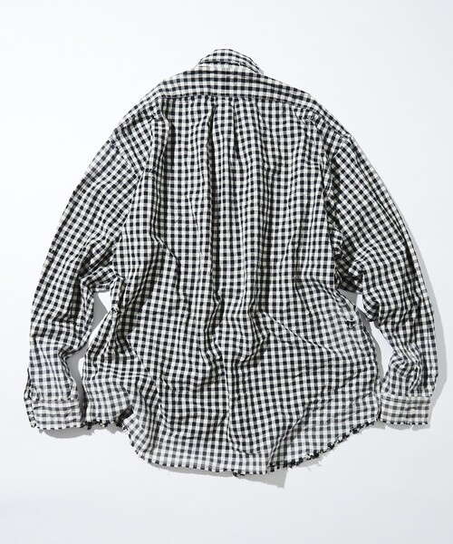 NAUTICA（ノーティカ）の「NAUTICA/ノーティカ Faded Crushed L/S Shirt/フェイデッド クラッシュド ロングスリーブシャツ（シャツ/ブラウス・メンズ・ブラック/ネイビー/レッド・MEDIUM/LARGE/X-LARGE）」の11枚目の写真