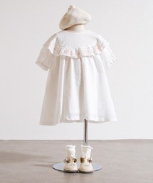 10mois（ディモワ）の「【10mois(ディモワ)】リボン刺繍フリルドレス 80・90・100cm（ドレス）」