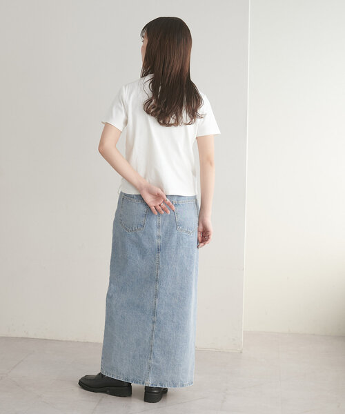 DISCOAT(ディスコート)の「【umm.】ギャザーTシャツ(Tシャツ/カットソー・レディース・カーキ/オフホワイト/ブラック・FREE)」の15枚目の写真