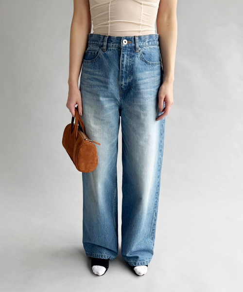 EDIT. FOR LULU(エディットフォールル)の「Soft Denim Pants(デニムパンツ・レディース・ブルー・36/34)」の7枚目の写真