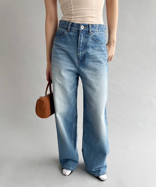 EDIT. FOR LULU(エディットフォールル)の「Soft Denim Pants(デニムパンツ・レディース・ブルー・36/34)」の8枚目の写真
