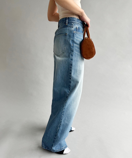 EDIT. FOR LULU(エディットフォールル)の「Soft Denim Pants(デニムパンツ・レディース・ブルー・36/34)」の9枚目の写真