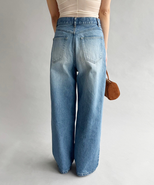EDIT. FOR LULU(エディットフォールル)の「Soft Denim Pants(デニムパンツ・レディース・ブルー・36/34)」の10枚目の写真