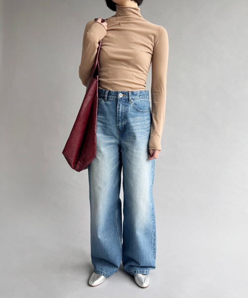 EDIT. FOR LULU(エディットフォールル)の「Soft Denim Pants(デニムパンツ・レディース・ブルー・36/34)」の12枚目の写真