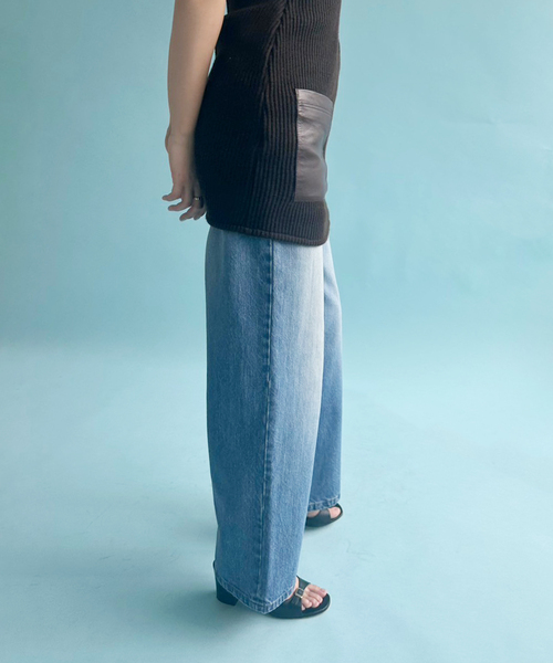 EDIT. FOR LULU(エディットフォールル)の「Soft Denim Pants(デニムパンツ・レディース・ブルー・36/34)」の16枚目の写真