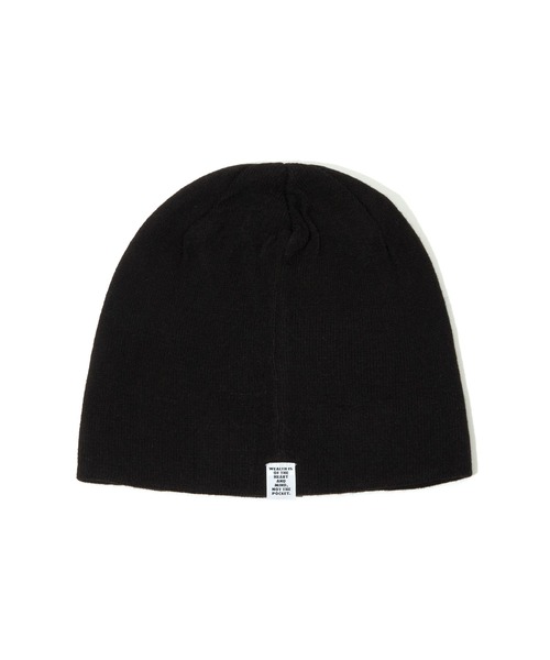 BILLIONAIRE BOYS CLUB（ビリオネア・ボーイズ・クラブ）の「JACQUARD BEANIE HELMET（ニットキャップ/ビーニー・メンズ・オリーブ/ブラック/レッド・ONE SIZE）」の4枚目の写真