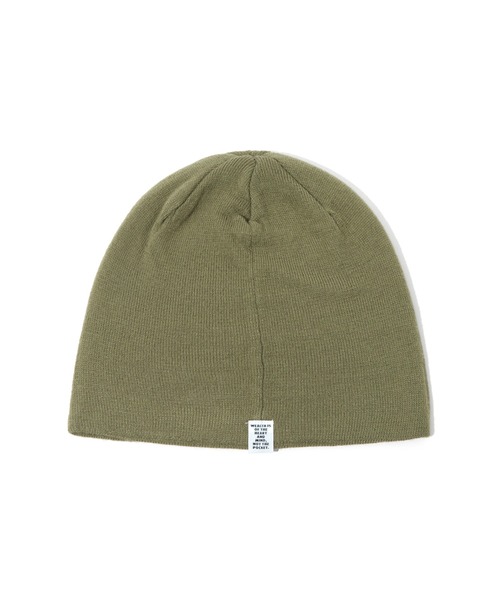 BILLIONAIRE BOYS CLUB（ビリオネア・ボーイズ・クラブ）の「JACQUARD BEANIE HELMET（ニットキャップ/ビーニー・メンズ・オリーブ/ブラック/レッド・ONE SIZE）」の5枚目の写真