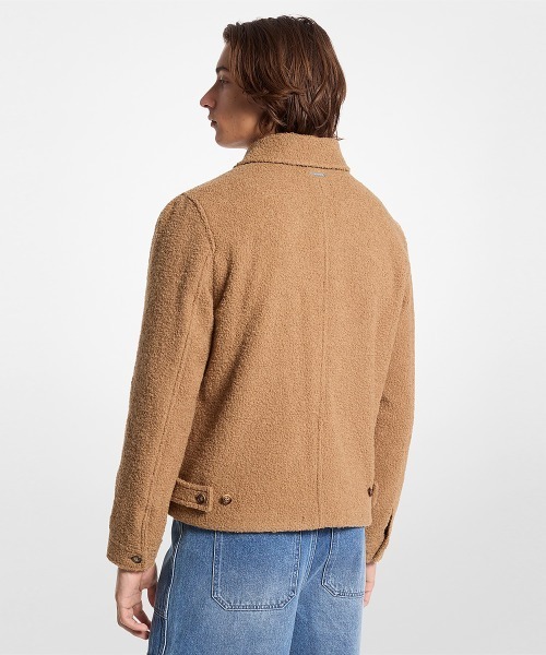 MICHAEL KORS（マイケルコース）の「ブークレ シャツ ジャケット（その他アウター・メンズ・ブラウン系・L/S/M/XL）」の4枚目の写真