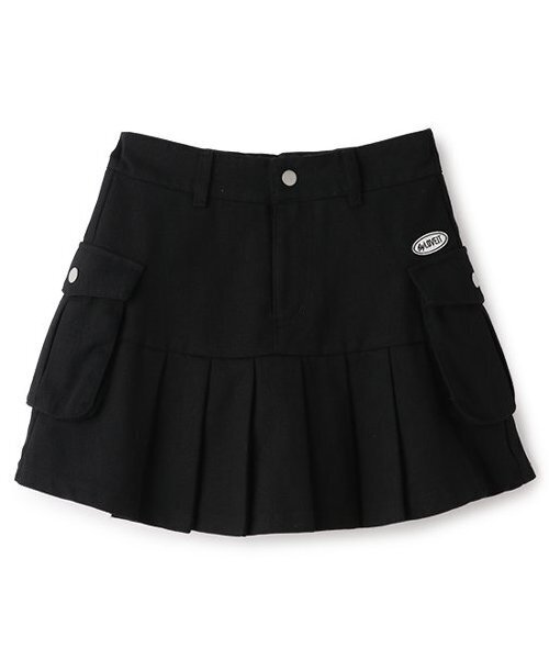 by LOVEiT（バイラビット）の「サイドポケティアードスカート（スカート・キッズ・ピンク/カーキ/ブラック・160cm/150cm/140cm/130cm/120cm）」の2枚目の写真