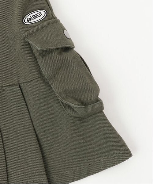 by LOVEiT（バイラビット）の「サイドポケティアードスカート（スカート・キッズ・ピンク/カーキ/ブラック・160cm/150cm/140cm/130cm/120cm）」の9枚目の写真