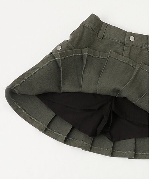 by LOVEiT（バイラビット）の「サイドポケティアードスカート（スカート・キッズ・ピンク/カーキ/ブラック・160cm/150cm/140cm/130cm/120cm）」の10枚目の写真