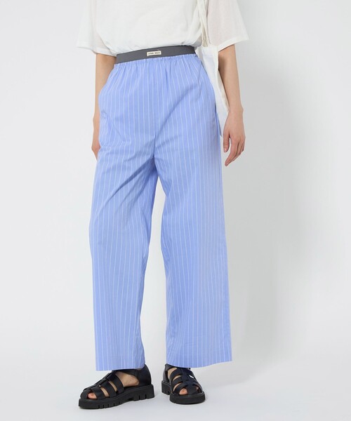 Plantation NAVY (N)フィッシャーストライプ イージーパンツ 4200023Y0262_m1_a014.jpg