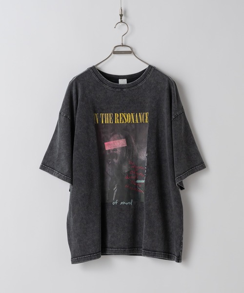 CASPER JOHN(キャスパージョン)の「Handcraft print T-shirts/ハンドクラフトプリントTシャツ(Tシャツ/カットソー・メンズ・ブラック/ホワイト/ブラウン/グレー/ブラック系その他・LARGE/MEDIUM/SMALL/X-SMALL)」の21枚目の写真