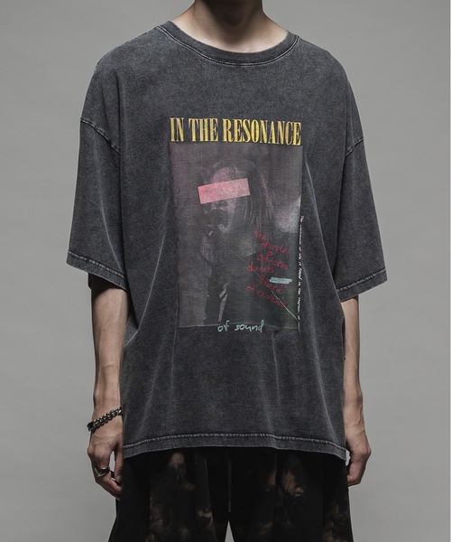 CASPER JOHN(キャスパージョン)の「Handcraft print T-shirts/ハンドクラフトプリントTシャツ(Tシャツ/カットソー・メンズ・ブラック/ホワイト/ブラウン/グレー/ブラック系その他・LARGE/MEDIUM/SMALL/X-SMALL)」の22枚目の写真