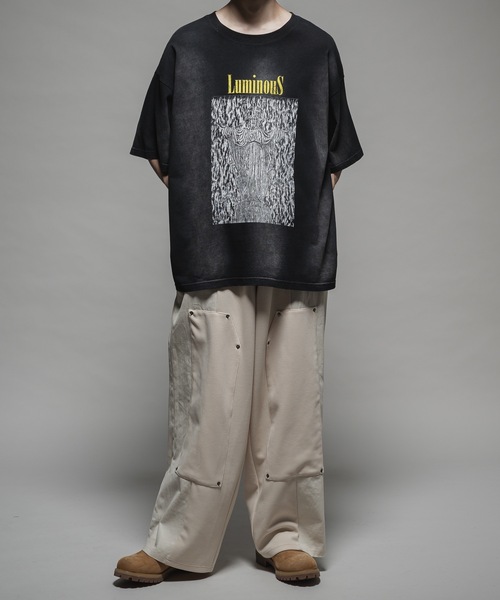 CASPER JOHN（キャスパージョン）の「Handcraft print T-shirts