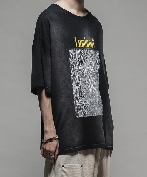 CASPER JOHN(キャスパージョン)の「Handcraft print T-shirts/ハンドクラフトプリントTシャツ(Tシャツ/カットソー・メンズ・ブラック/ホワイト/ブラウン/グレー/ブラック系その他・LARGE/MEDIUM/SMALL/X-SMALL)」の17枚目の写真