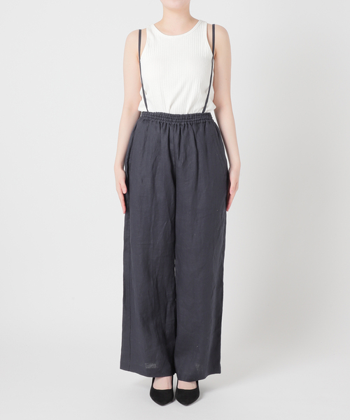 JOURNAL STANDARD(ジャーナルスタンダード)の「ソフトゼフィールリネンワイドパンツ(その他パンツ・レディース・ベージュ/ネイビー・36/38)」の16枚目の写真