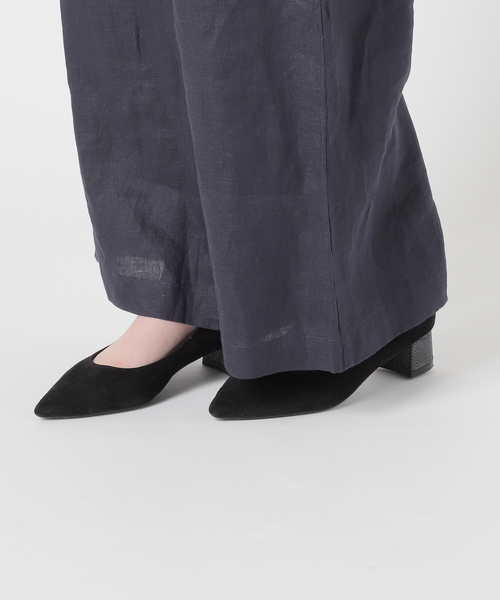 JOURNAL STANDARD(ジャーナルスタンダード)の「ソフトゼフィールリネンワイドパンツ(その他パンツ・レディース・ベージュ/ネイビー・36/38)」の22枚目の写真