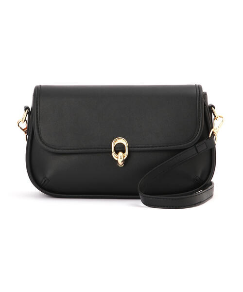 EDIT COLOGNE(エディットコロン)の「フラップショルダーバッグ(ショルダーバッグ・レディース・ホワイト系その他/ブラック・フリ-)」の3枚目の写真