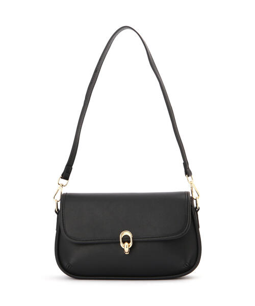 EDIT COLOGNE(エディットコロン)の「フラップショルダーバッグ(ショルダーバッグ・レディース・ホワイト系その他/ブラック・フリ-)」の4枚目の写真