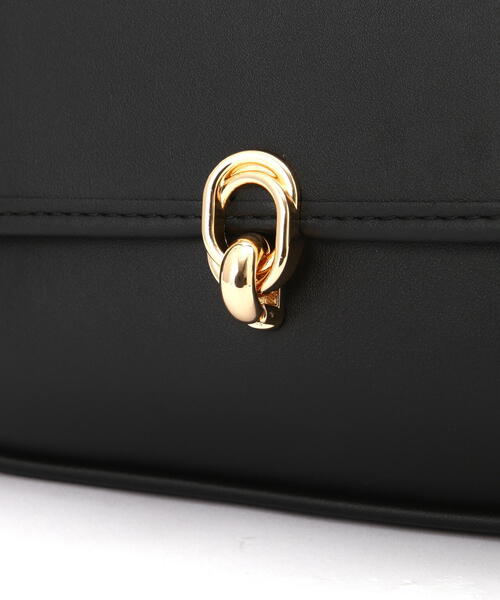 EDIT COLOGNE(エディットコロン)の「フラップショルダーバッグ(ショルダーバッグ・レディース・ホワイト系その他/ブラック・フリ-)」の5枚目の写真