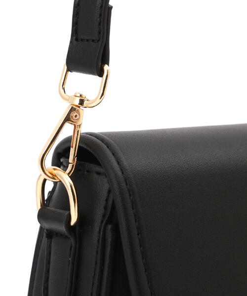 EDIT COLOGNE(エディットコロン)の「フラップショルダーバッグ(ショルダーバッグ・レディース・ホワイト系その他/ブラック・フリ-)」の7枚目の写真